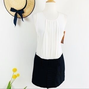 Tracy Reese black white mini dress